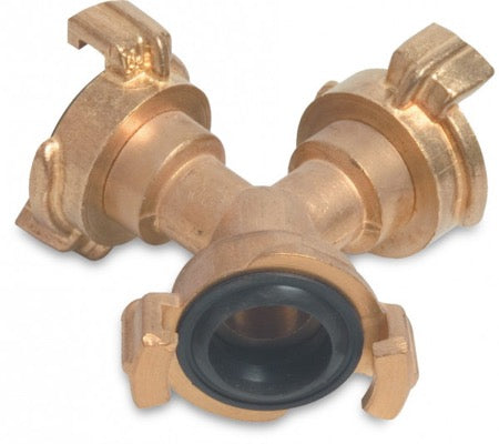 Brass Y Piece Quick Coupling