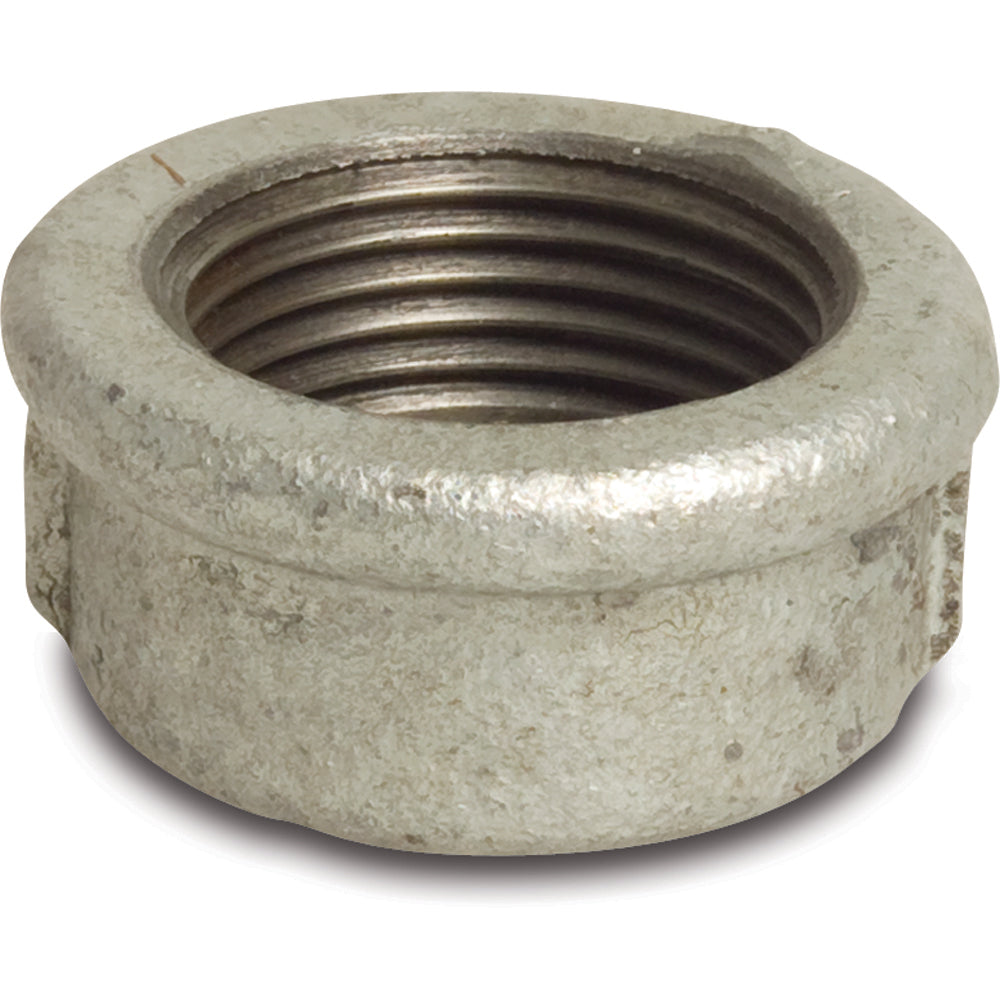 Galvanised Cap - Female Thread