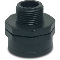 PP Socket Nipple - Male to Female Thread