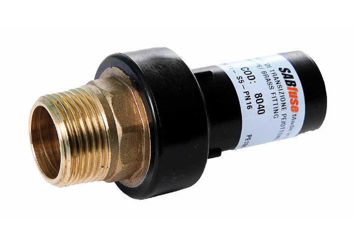 Electrofusion Transition Fitting with Male Thread
