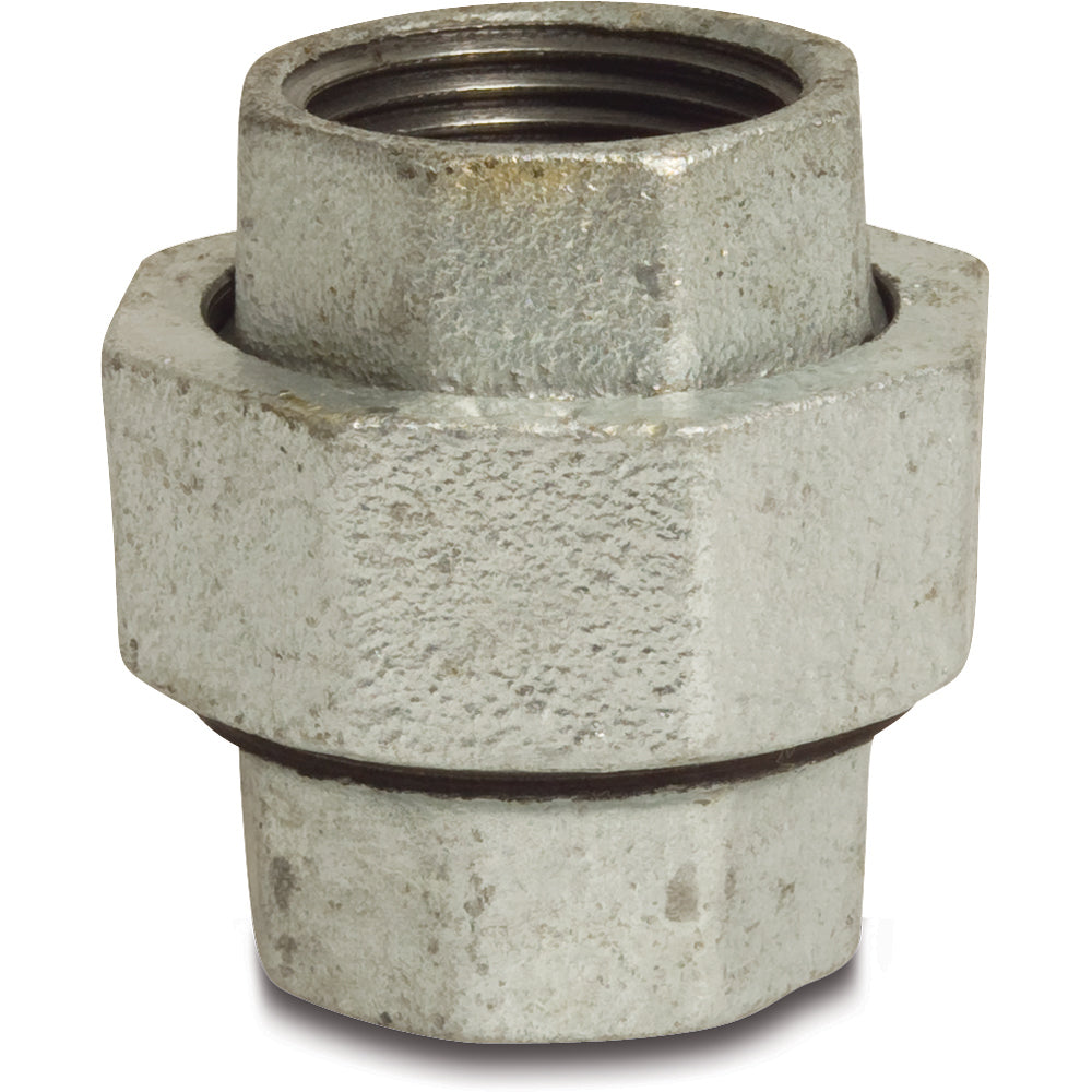 Galvanised Union - Female Thread