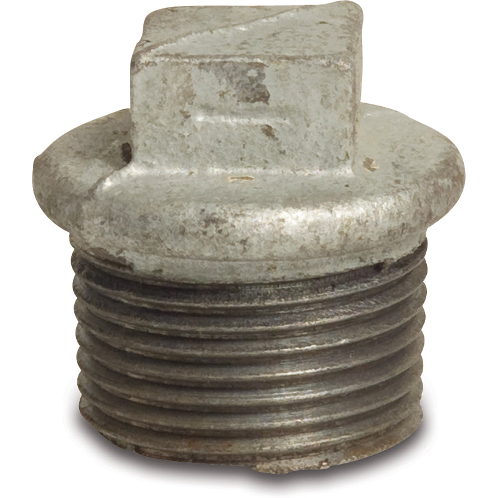 Galvanised Plug - Male Thread