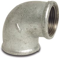 Galv 90 Elbow, Female Thread - 3/8"