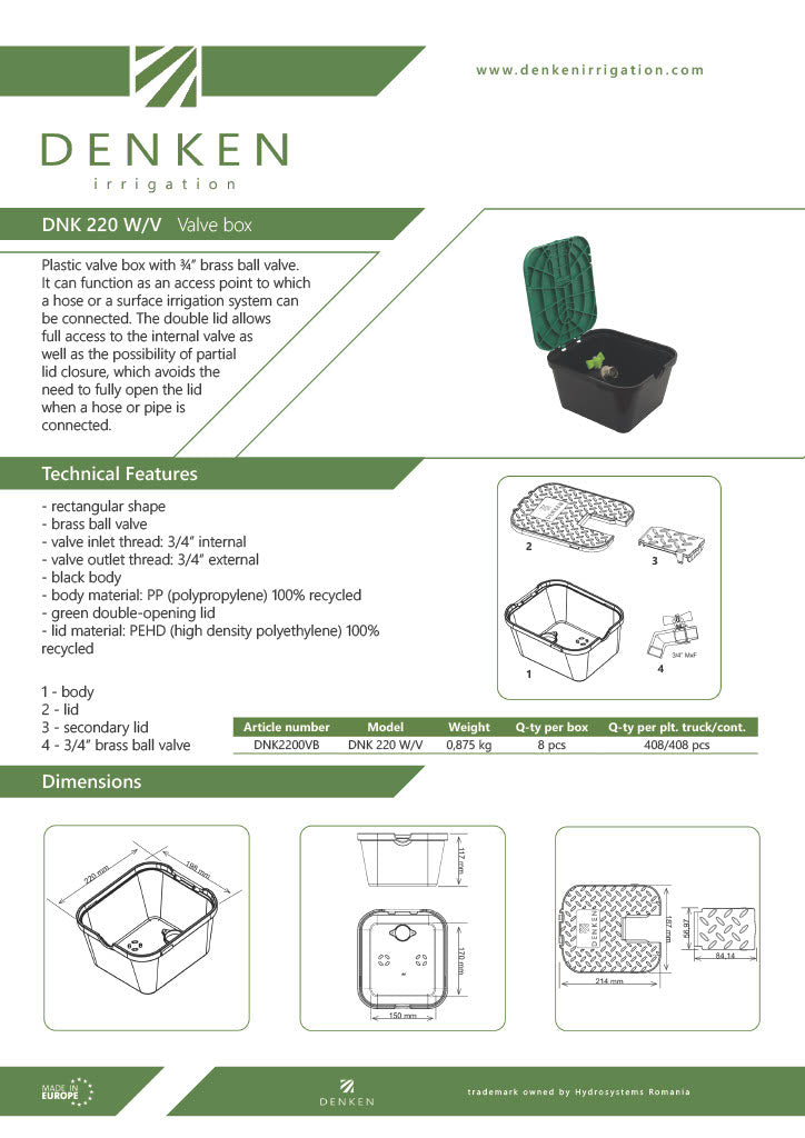 Heavy Duty Valve Box