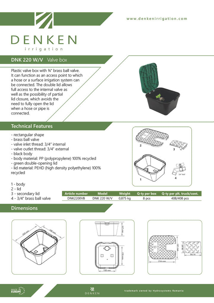 Heavy Duty Valve Box