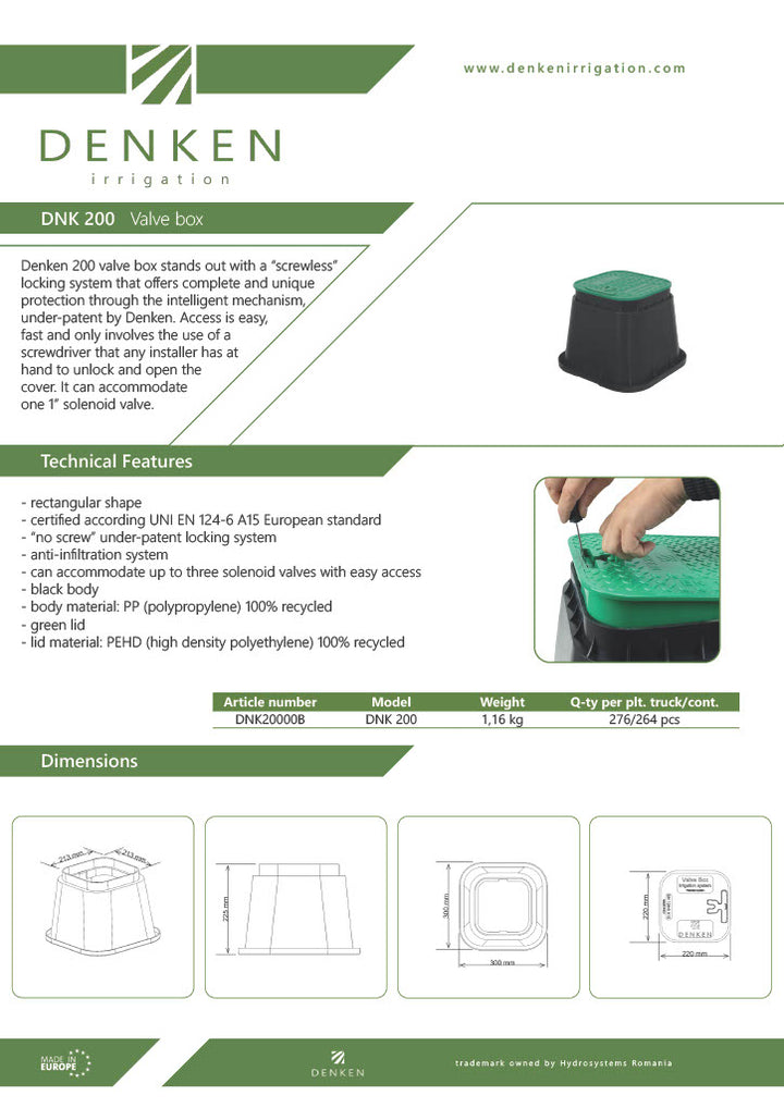 Heavy Duty Valve Box