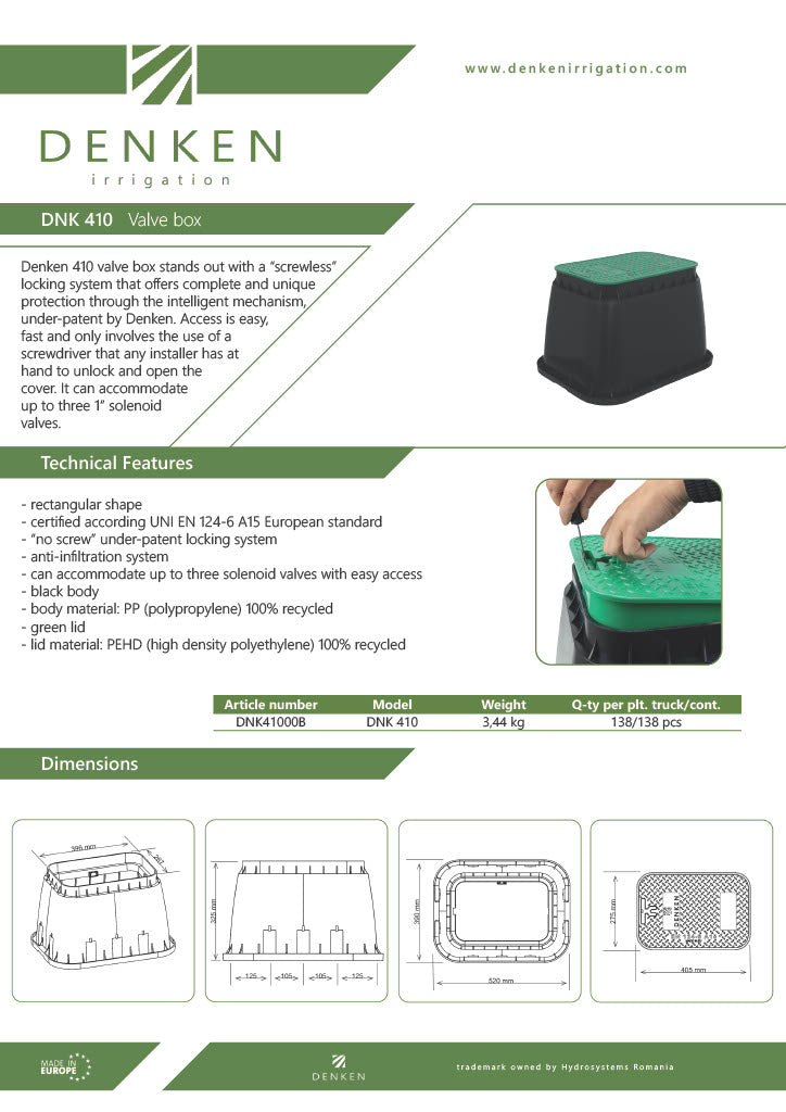 Heavy Duty Valve Box
