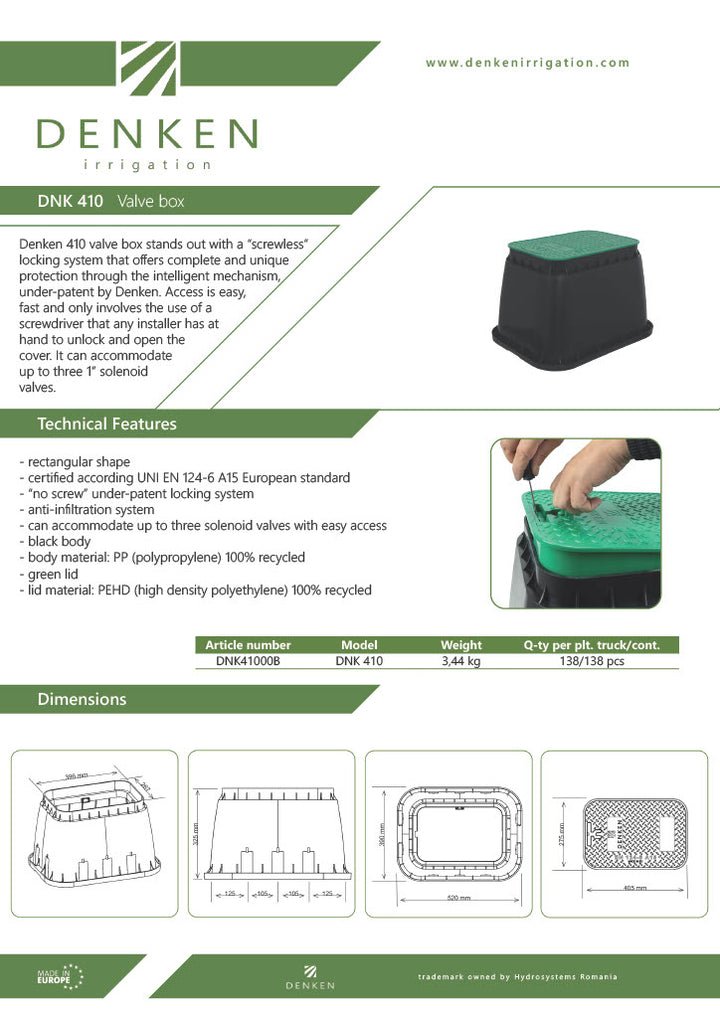 Heavy Duty Valve Box