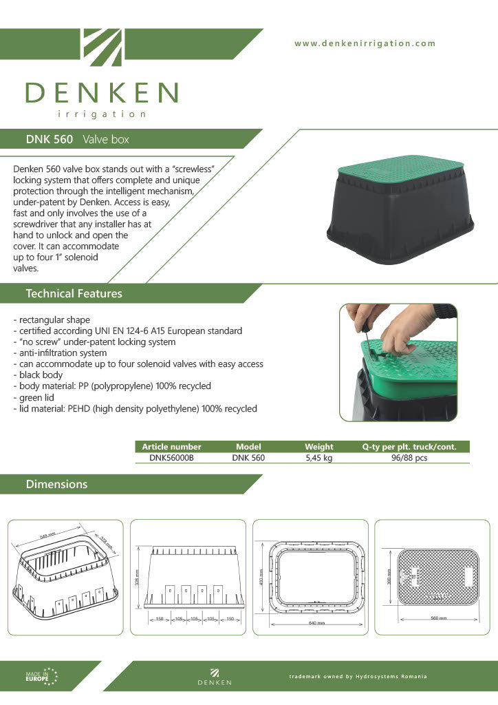 Heavy Duty Valve Box