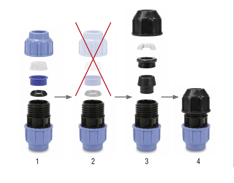 Compression Universal Conversion Kit 40mm x 27-35mm