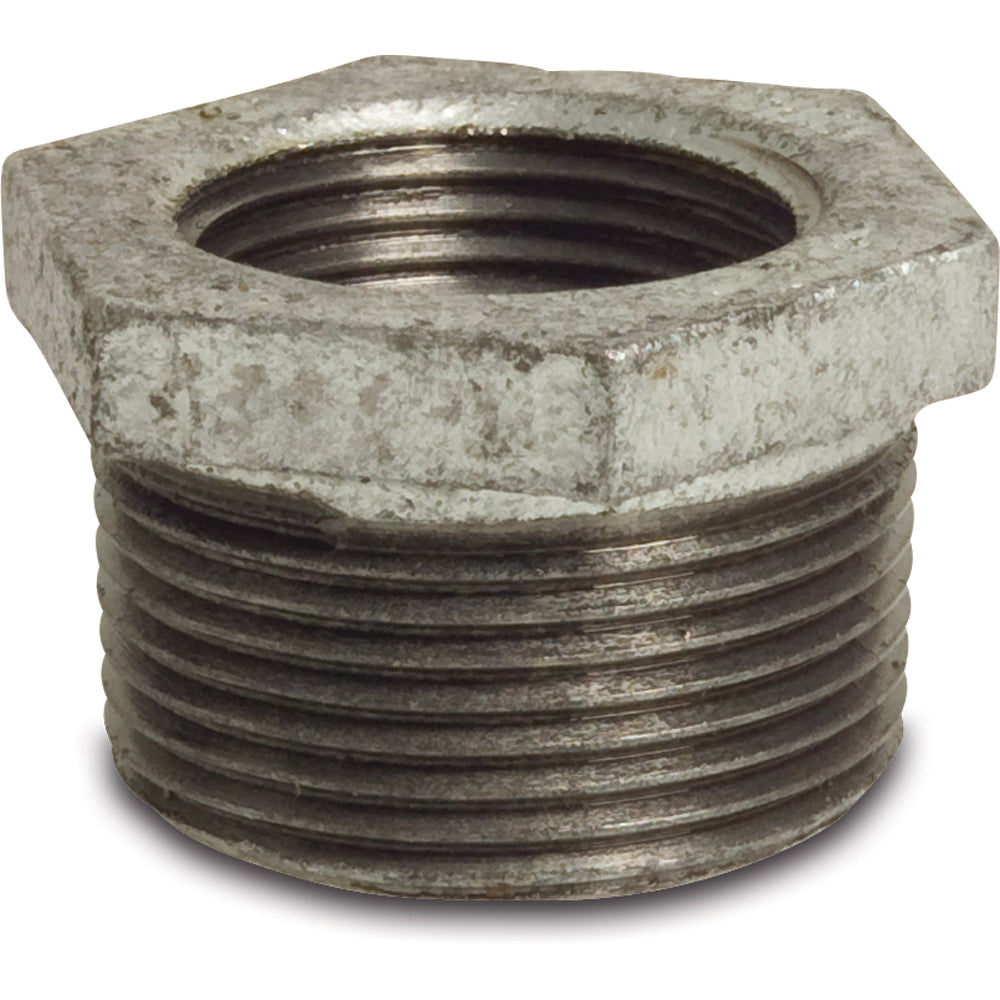 Galvanised Reducing Bush - Male to Female Thread – Plantex UK