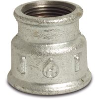 Galv Reducing Socket, Female Thread - 2" x 1"