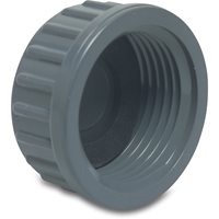 PVC End Cap, Female Thread - 1 1/2"