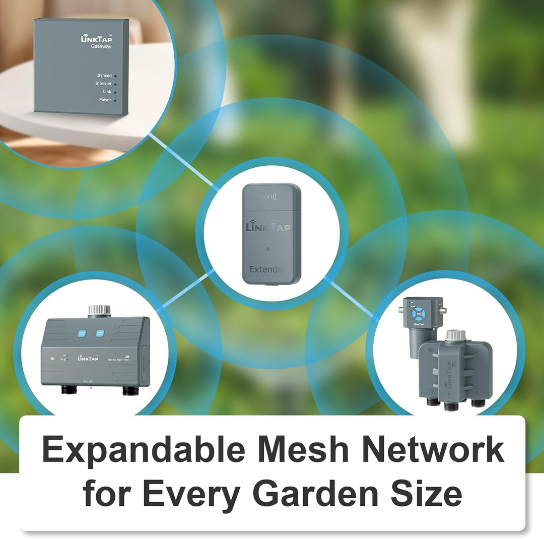 LinkTap Q1 Wireless Water Timer Kit - 4 Zone (with Gateway)
