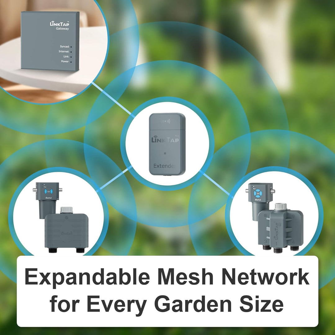 LinkTap T1 Wireless Water Timer Kit - 2 Zone (with Gateway)