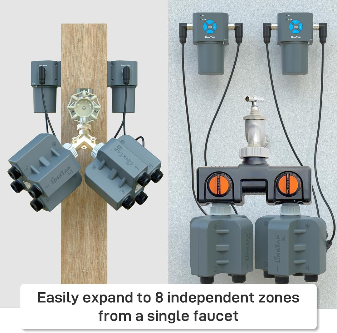 LinkTap Q1 Wireless Water Timer Kit - 4 Zone (with Gateway)