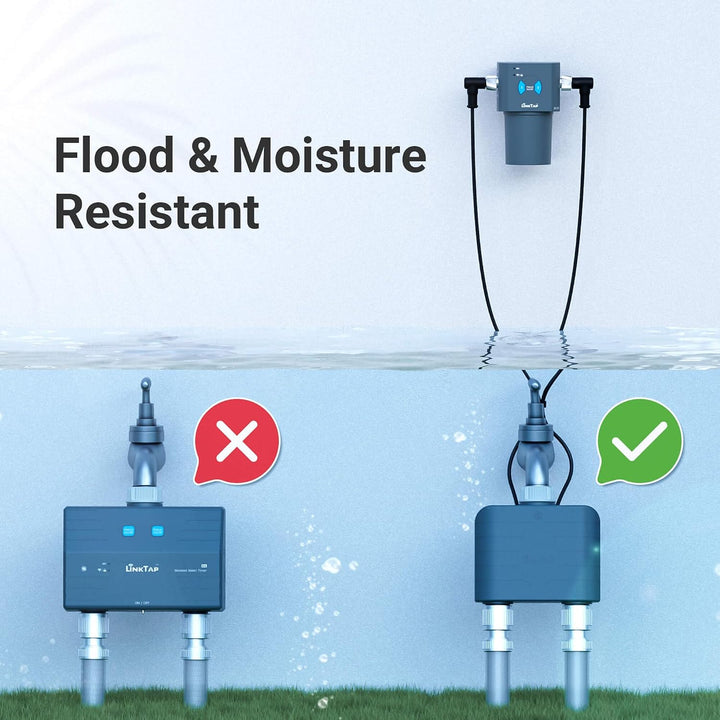 LinkTap T1 Wireless Water Timer Kit - 2 Zone (with Gateway)