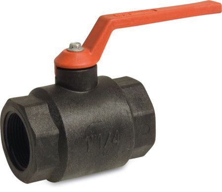 PP Nylon/Brass Lever Ball Valve - 1 1/2"