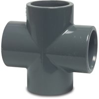 PVC Cross, Glue - 63mm