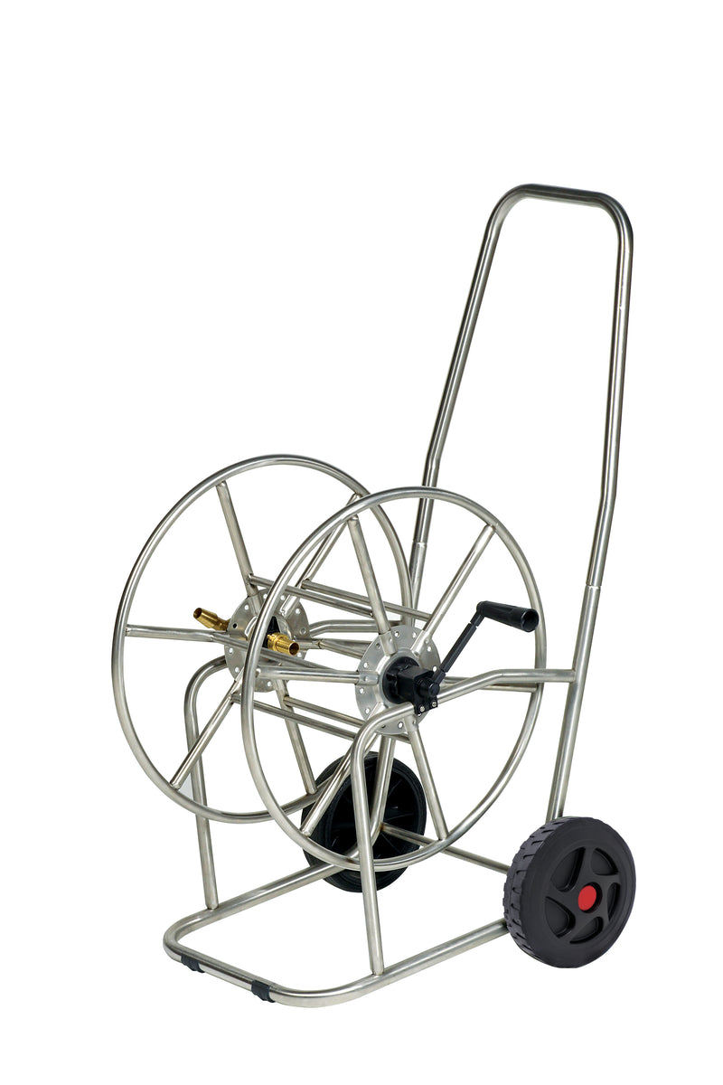 Hose Reel Trolley Stainless Steel - 80m x 3/4"