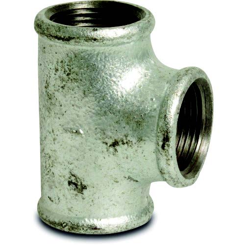 Galvanised Reducing Tee - Female Thread