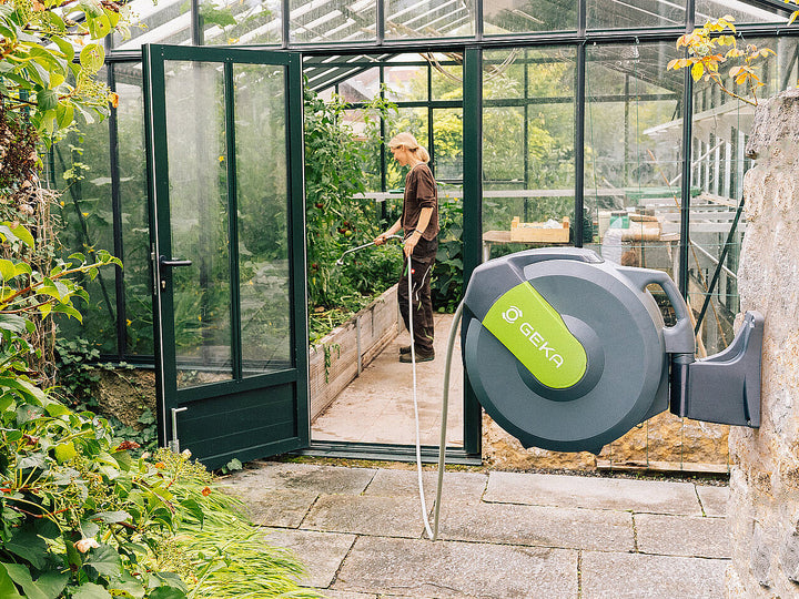 GEKA® K25 Retractable Wall Mounted Hose Reel