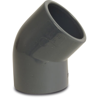 PVC Elbow - 45° Plain