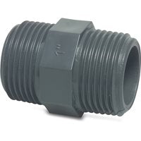 PVC Equal Nipple - Male Thread
