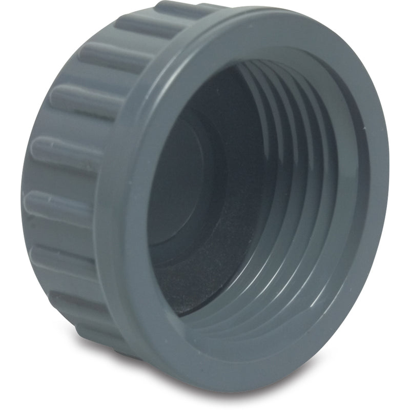 PVC End Cap, Female Thread - 1/2"