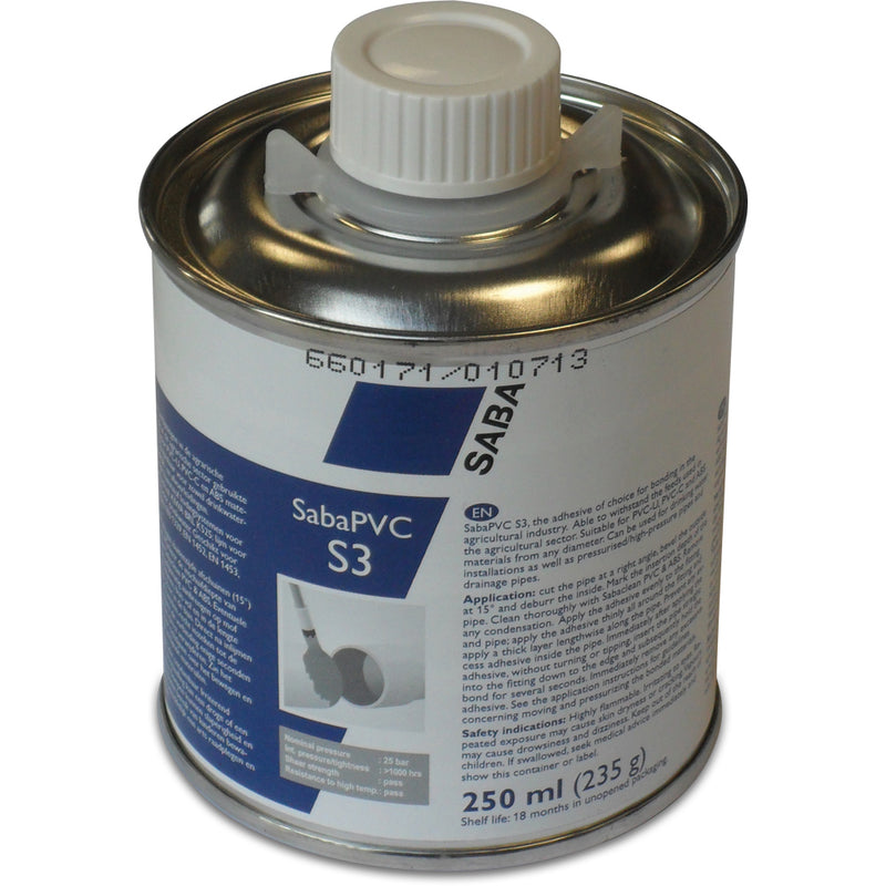Saba PVC Glue, Type S3 - 250ml