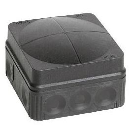 Junction Box - Black IP66/67 110mm x 110mm x 66mm